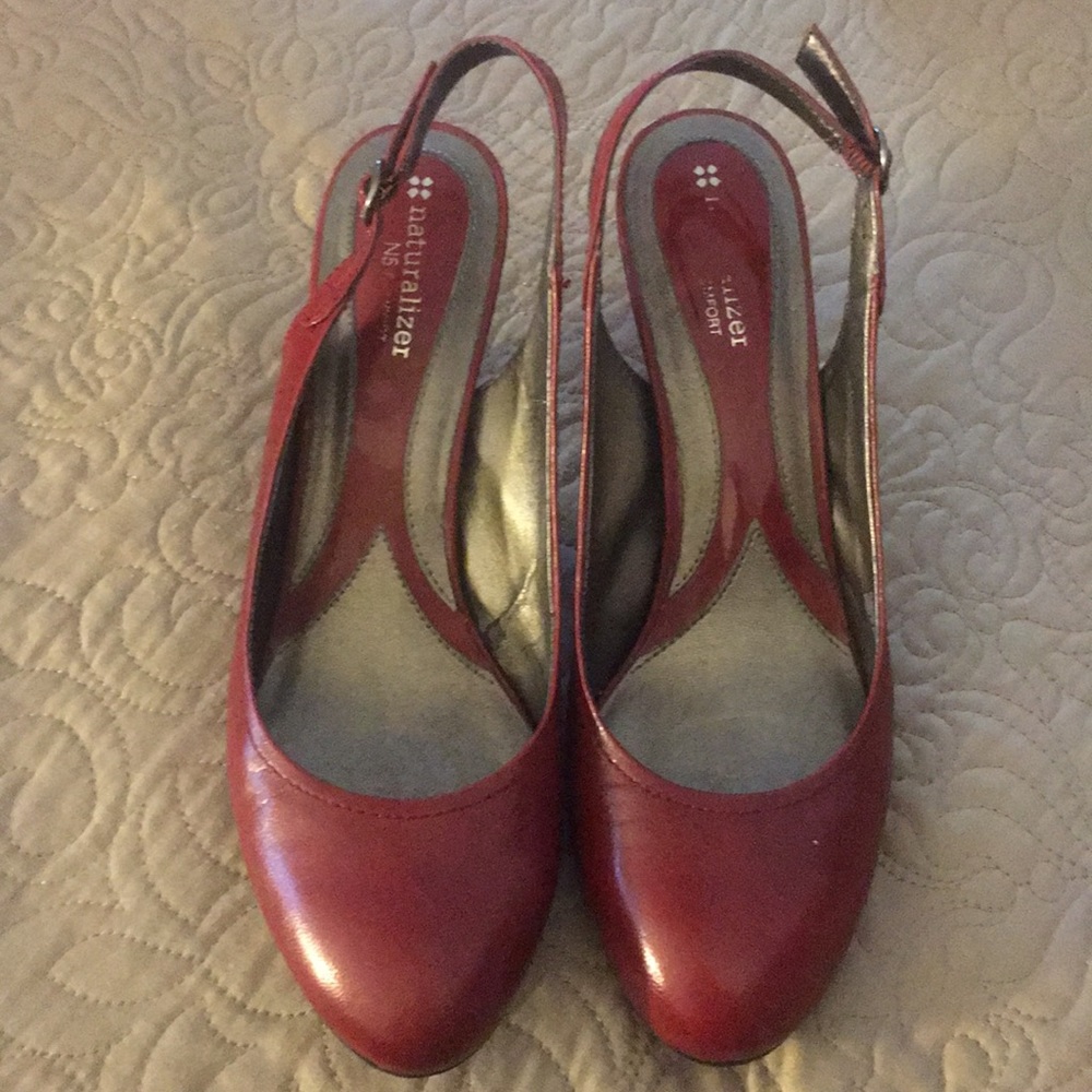 Red Slingbacks